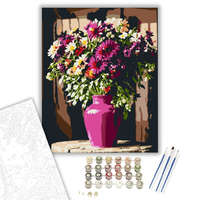 Creative Land Kft Magenta álom - számfestő készlet – 40×50 cm (Keretre feszítve)