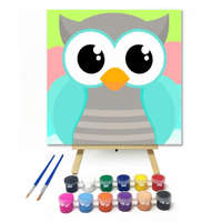 Creative Land Kft Kicsi Bagoly - gyerek számfestő készlet