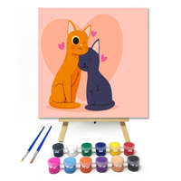 Creative Land Kft Cica szerelem - gyerek számfestő készlet