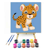 Creative Land Kft Baby tigris - gyerek számfestő készlet