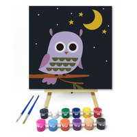 Creative Land Kft Éjszakai Bagoly - gyerek számfestő készlet