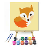 Creative Land Kft Kis Róka - gyerek számfestő készlet