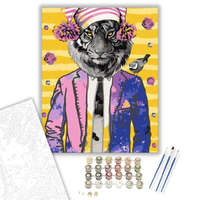 Creative Land Kft Tigris Stílus - számfestő készlet