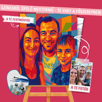 Creative Land Kft Számfestő Portré - WPAP Stílusban (Wedha’s Pop Art Stílus)