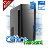 Office Standard 13.gen konfiguráció - i5-13400, 8GB DDR4 3200MHz RAM, 250GB SSD (500/550), HDD nélkül, Integrált Intel UHD