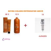 KEYRA Colors hajfesték akció 80 db + KEYRAOX 900 ml 12 db+AJÁNDÉK ZZMEN TOP CUT (+ AJÁNDÉK: 1 db )