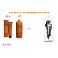 KEYRA Colors hajfesték akció 60 db + KEYRAOX 900 ml 6 db+AJÁNDÉK KABEL-CUT-KC-1 (+ AJÁNDÉK: 1 db )
