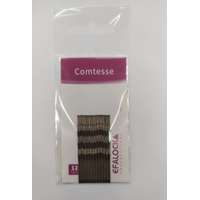 EFALOCK Comtesse Hullámcsatt Barna 5 cm 12db/csomag (51430/EF-14101043)