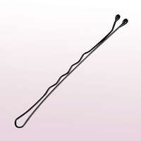 Comair Hullámcsatt gombos 7 cm fekete (24db) (3150142)