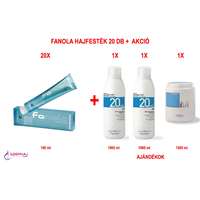 FANOLA Color hajfesték 20 + (2 x 6% Oxi 1000 ml + 1 x Frequent Mask 1500 ml) (+ AJÁNDÉK 2 db FANOLA)