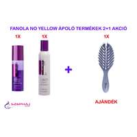  FANOLA No Yellow Care 2+1 AKCIÓ (+ AJÁNDÉK: 1 db FANOLA ÖKO hajkefe)