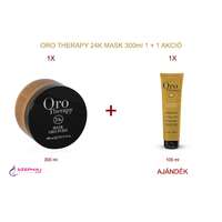  FANOLA ORO Therapy Mask 300 ml 1+1 AKCIÓ (+ AJÁNDÉK: 1 db FANOLA ORO Therapy Hand Cream 100 ml)