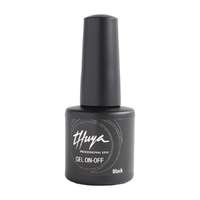 THUYA permanent nail polish gel On-Off Géllakk- Black 7 ml (Tartós géllakk)