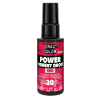  Crazy Color Power Pigment Drops Red 30 ml (Színpigment cseppek vörös 30 ml)