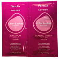  FANOLA WONDER Color Locker Extra Care Shampoo 15 ml + Sealing Cream 15 ml