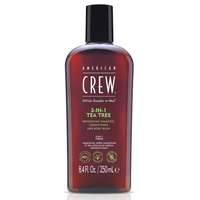 American Crew 3-in-1 Tea Tree Shampoo, Conditioner and Body Wash 250 ml (3 az 1-ben sampon,)