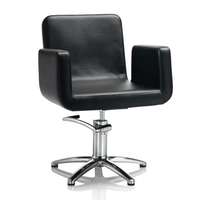 Hair Capital fekete fodrász szék - csillag talppal XS375040 (XS375040)