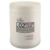  Silky COLOR CARE Restitutive Mask - színvédő, újraépítő pakolás 1000 ml