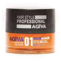  AGIVA Hair Styling Gel 01 Wet Look Medium Hold 700 ml (Közepes tartást adó nedves hatású styling gél)