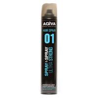 AGIVA Hair Styling Spray 01 Ultra Strong Hold 400 ml (Ultra Erős hajlakk uraknak)