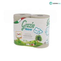 LUCART Lucart GRAZIE NATURAL háztartási toalettpapír, 3 rétegű, 4 tekercses