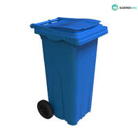 ALPHA Műanyag szemetes kuka, kommunális hulladékgyűjtő, kék, 120L