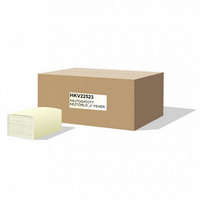 Alphadent Kft V hajtogatott kéztörlő 2 rétegű, fehér, 25x23cm, 100% cellulóz, 20x160 lap/karton, 36 karton/raklap