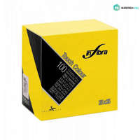 INFIBRA Infibra Szalvéta 25x25cm citromsárga 2 réteg 100 lap/csomag