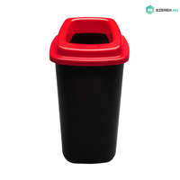 PLAFOR Plafor Sort szelektív hulladékgyűjtő, szemetes 28L piros/fekete