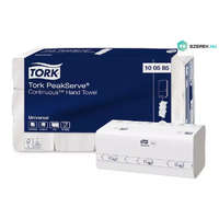 TORK Tork kéztörlő H5 Peak Serve folyamatos adagolású Universal 1r., fehér, 410lap/csg, 12csg/karton