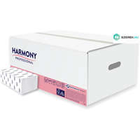  Harmony kéztörlő Z. hajt, 2r., fehér, 150lap/csg, 20csg/karton, 32karton/raklap