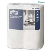 TORK Tork konyhai törlőpapír Premium fehér, 15,4m/tek, 2tek/csg, 12csg/#