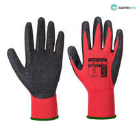  Kesztyű mártott latex, Flex Grip Latex Glove, piros/fekete "L"