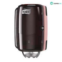 TORK Tork adagoló M1 belsőmag adagolású tekercsekhez, mini - ütésálló műanyag, piros, fekete