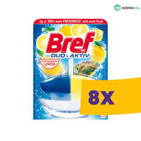 Bref Bref Duo Aktiv WC illatosító gél 2 fázisú kosárral Citrom 50ml (Karton - 8 csg)