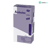 Ambulex Ambulex eldobható vinyl púdermentes gumikesztyű 100db-os -M méret