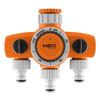 NEO NEO Tools 15-750 Mechanikus Öntözőidőzítő Óra, 3 Utas, Max.120Perc