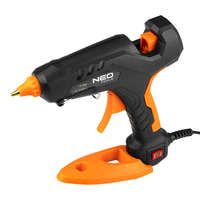 NEO NEO Tools 17-100 Készlet: ragasztópisztoly 11 mm, 60/100W, 12 ragasztóbetét, 3 ujjvédő, textil tok