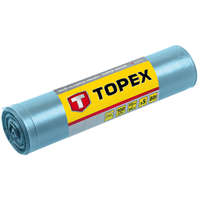 TOPEX TOPEX 23B257 Szemetesszák 80 L, Nagy Teherbírású, Kék, 5 Db, Méretek:60X90 Cm, Vastagság: 100 Mic, Ldpe Fólia