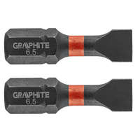 GRAPHITE GRAPHITE 56H511 Torziós Ütvecsavarozó Bit Sl6.5X25Mm, 2Db.