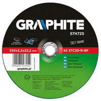 GRAPHITE GRAPHITE 57H725 Vágókorong 230X3.2 Kő