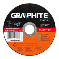 GRAPHITE GRAPHITE 57H733 Vágókorong 125X1.0 Inox