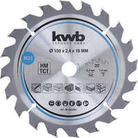 KWB KWB 583357 PROFI TCT, HM Körfűrészlap 150x16x2,4 mm, 20 fogú