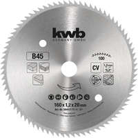 KWB KWB 584511 PROFI CrV Körfűrészlap 160x20x1,2 mm-es, 100 fog