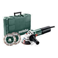 METABO Metabo WQ 1100-125 Set Sarokcsiszoló (610035510)