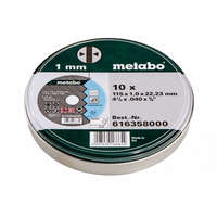 METABO Metabo 10 db darabolótárcsa - SP 115x1,0x22,23 Inox, TF 41 (616358000)