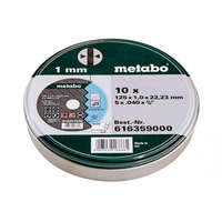 METABO Metabo 10 db darabolótárcsa - SP 125x1,0x22,23 Inox, TF 41 (616359000)