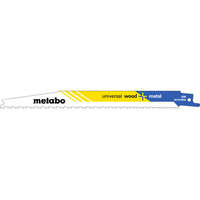 METABO Metabo 2 db kardfűrészlap "universal wood + metal" 200 x 1,25 mm (631912000)