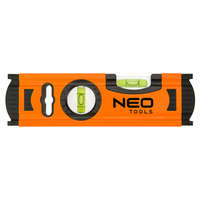 NEO NEO Tools 71-030 Vízmérték, Alumínium 20Cm, 2 Libella, 1 Mart Talp