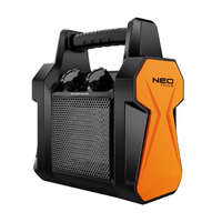 NEO NEO Tools 90-061 Ipari Ptc Elektromos Kerámia Hősugárzó 3 Kw, Termosztát, Levehető Fogantyú, Borulásvédelem,210 M3/H